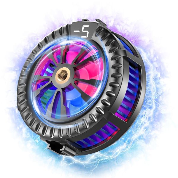 GRENARO Magnetic Phone Cooler for Gaming, Mobilephone Cooler for Gaming with Enhanced Refrigeration Chip, Gaming Cooler Perfect for Bgmi, Pubg,Freefire and Long Gaming Sessions