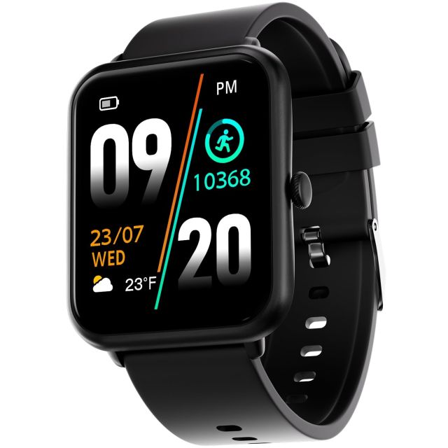 Fire-Boltt Ninja Call Pro Plus Smart Watch 1.83” HD Display, Bluetooth Calling, AI Voice Assistant, 100 Sports Modes, IP67 Waterproof, SpO2 Monitor, Smart Watch for Man & Woman- Black