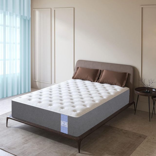 LOOM & NEEDLES 72x36x6 Inches Single Size Mattress | Reactive Dual Comfort Pocket Spring Mattress | 5 Zoned 7 Layer Orthopedic Medium Firm Bed Mattresses | HD Memory Gel Foam Gadda